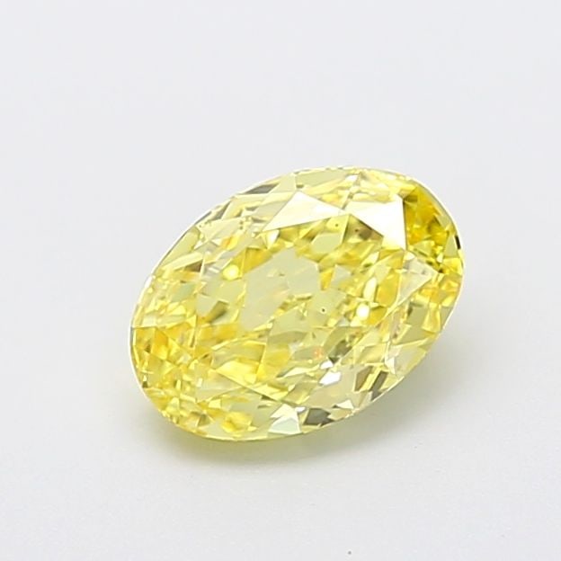 Loose Diamond - OVAL 1.3ct Fancy Vivid Yellow VS1: Loose Diamond - OVAL 1.3ct Fancy Vivid Yellow VS1 Source: This is a real non-mined Diamond that has been grown in a lab Shape: OVAL Carats: 1.3 Color: Fancy Vivid Yellow Certification: IGI Video: