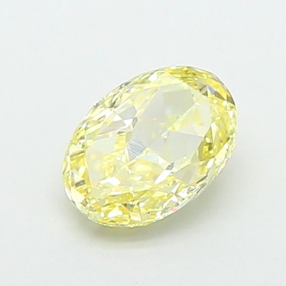 Loose Diamond - OVAL 0.69ct Fancy Light Yellow VVS2: Loose Diamond - OVAL 0.69ct Fancy Light Yellow VVS2 Source: This is a real non-mined Diamond that has been grown in a lab Shape: OVAL Carats: 0.69 Color: Fancy Light Yellow Certification: IGI Video: