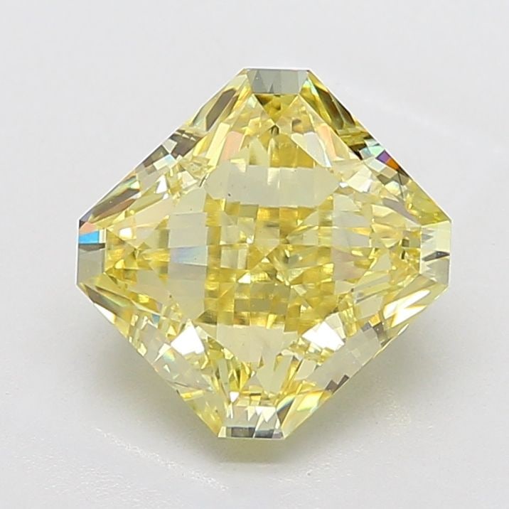 Loose Diamond - RADIANT 5.02ct Fancy Intense Yellow VS1: Loose Diamond - RADIANT 5.02ct Fancy Intense Yellow VS1 Source: This is a real non-mined Diamond that has been grown in a lab Shape: RADIANT Carats: 5.02 Color: Fancy Intense Yellow Certification: IGI