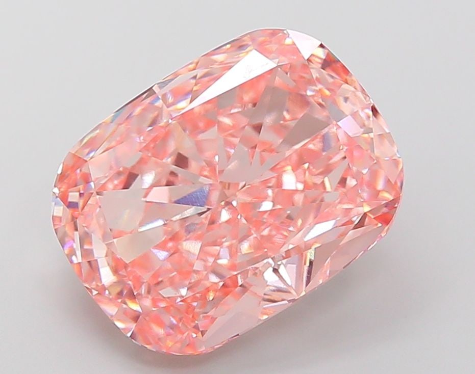 Loose Diamond - CUSHION MODIFIED 11.02ct Fancy Vivid Pink VVS2: Loose Diamond - CUSHION MODIFIED 11.02ct Fancy Vivid Pink VVS2 Source: This is a real non-mined Diamond that has been grown in a lab Shape: CUSHION MODIFIED Carats: 11.02 Color: Fancy Vivid Pink Certi