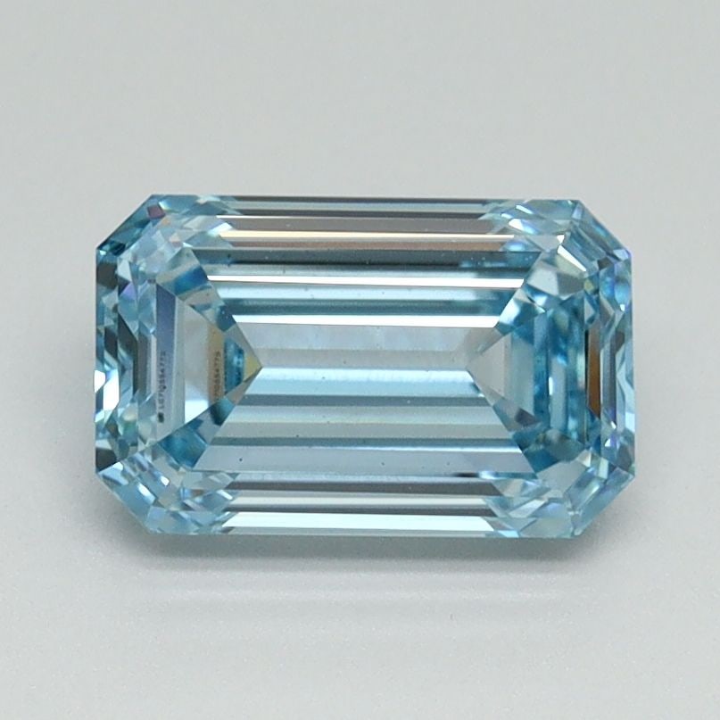 Loose Diamond - EMERALD 1.5ct Fancy Vivid Blue VS1: Loose Diamond - EMERALD 1.5ct Fancy Vivid Blue VS1 Source: This is a real non-mined Diamond that has been grown in a lab Shape: EMERALD Carats: 1.5 Color: Fancy Vivid Blue Certification: IGI Video: