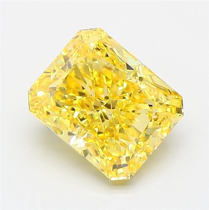 Loose Diamond - SQUARE RADIANT 3.52ct Fancy Vivid Yellow VS2: Loose Diamond - SQUARE RADIANT 3.52ct Fancy Vivid Yellow VS2 Source: This is a real non-mined Diamond that has been grown in a lab Shape: SQUARE RADIANT Carats: 3.52 Color: Fancy Vivid Yellow Certific
