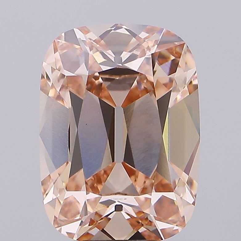 Loose Diamond - CUSHION 8.18ct Fancy Brownish Pink VVS2: Loose Diamond - CUSHION 8.18ct Fancy Brownish Pink VVS2 Source: This is a real non-mined Diamond that has been grown in a lab Shape: CUSHION Carats: 8.18 Color: Fancy Brownish Pink Certification: IGI 