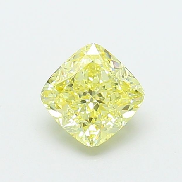 Loose Diamond - CUSHION MODIFIED 1.07ct Fancy Yellow VS1: Loose Diamond - CUSHION MODIFIED 1.07ct Fancy Yellow VS1 Source: This is a real non-mined Diamond that has been grown in a lab Shape: CUSHION MODIFIED Carats: 1.07 Color: Fancy Yellow Certification: I