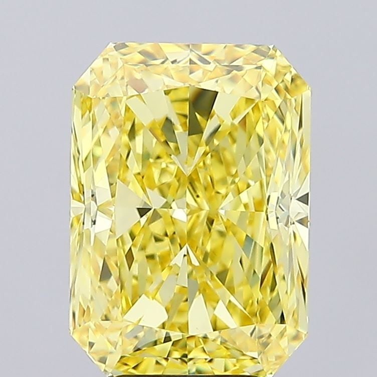 Loose Diamond - RADIANT 6.04ct Fancy Vivid Yellow VVS2 (1 of 1)