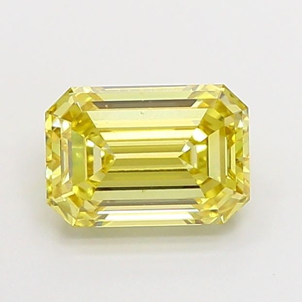 Loose Diamond - EMERALD 1.5ct Fancy Intense Yellow VS1: Loose Diamond - EMERALD 1.5ct Fancy Intense Yellow VS1 Source: This is a real non-mined Diamond that has been grown in a lab Shape: EMERALD Carats: 1.5 Color: Fancy Intense Yellow Certification: IGI V