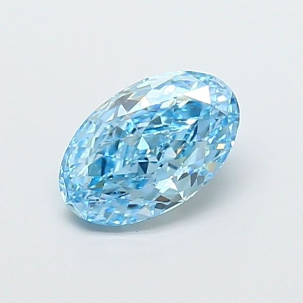 Loose Diamond - OVAL 1.19ct Fancy Vivid Blue VVS2: Loose Diamond - OVAL 1.19ct Fancy Vivid Blue VVS2 Source: This is a real non-mined Diamond that has been grown in a lab Shape: OVAL Carats: 1.19 Color: Fancy Vivid Blue Certification: IGI The Diamond 