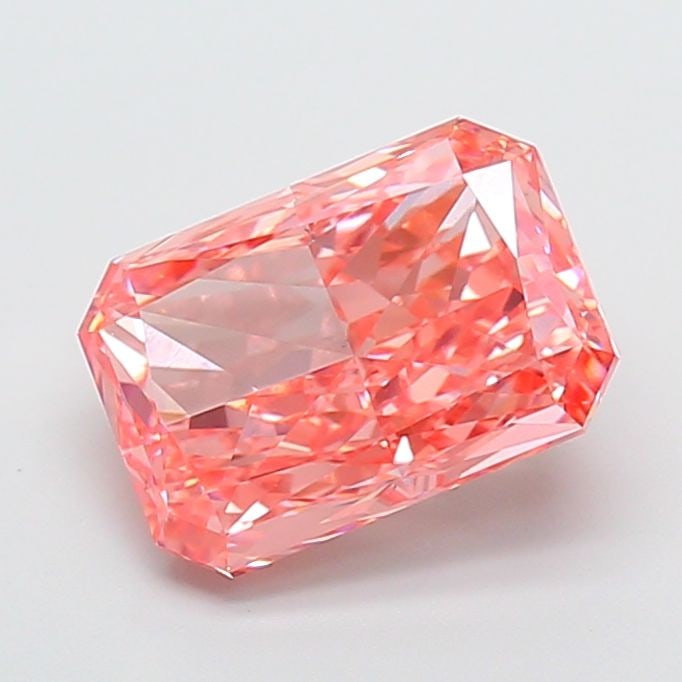 Loose Diamond - RADIANT 4.09ct Fancy Vivid Pink VS1 (1 of 1)