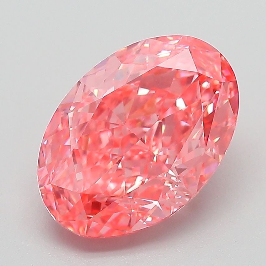Loose Diamond - OVAL 3.07ct Fancy Vivid Pink VS1: Loose Diamond - OVAL 3.07ct Fancy Vivid Pink VS1 Source: This is a real non-mined Diamond that has been grown in a lab Shape: OVAL Carats: 3.07 Color: Fancy Vivid Pink Certification: IGI Video: