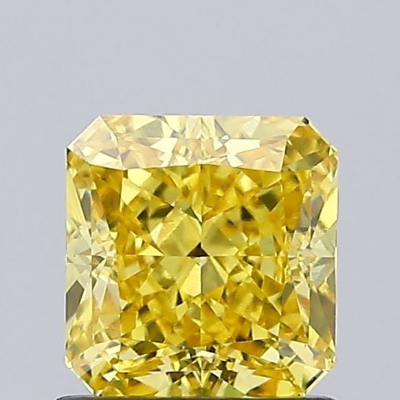 Loose Diamond - SQUARE RADIANT 1.16ct Fancy Vivid Yellow VS1 (1 of 1)