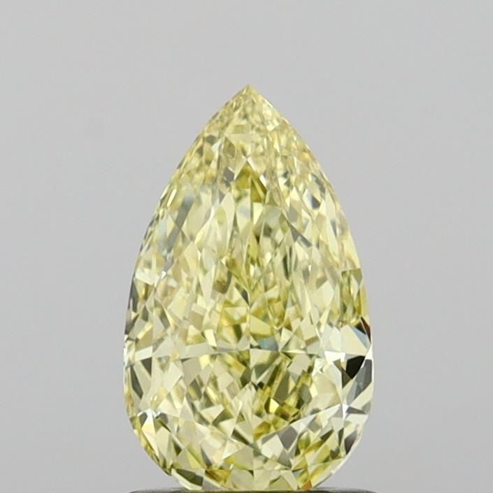 Loose Diamond - PEAR 1.13ct Fancy Intense Yellow VVS2: Loose Diamond - PEAR 1.13ct Fancy Intense Yellow VVS2 Source: This is a real non-mined Diamond that has been grown in a lab Shape: PEAR Carats: 1.13 Color: Fancy Intense Yellow Certification: IGI Vide