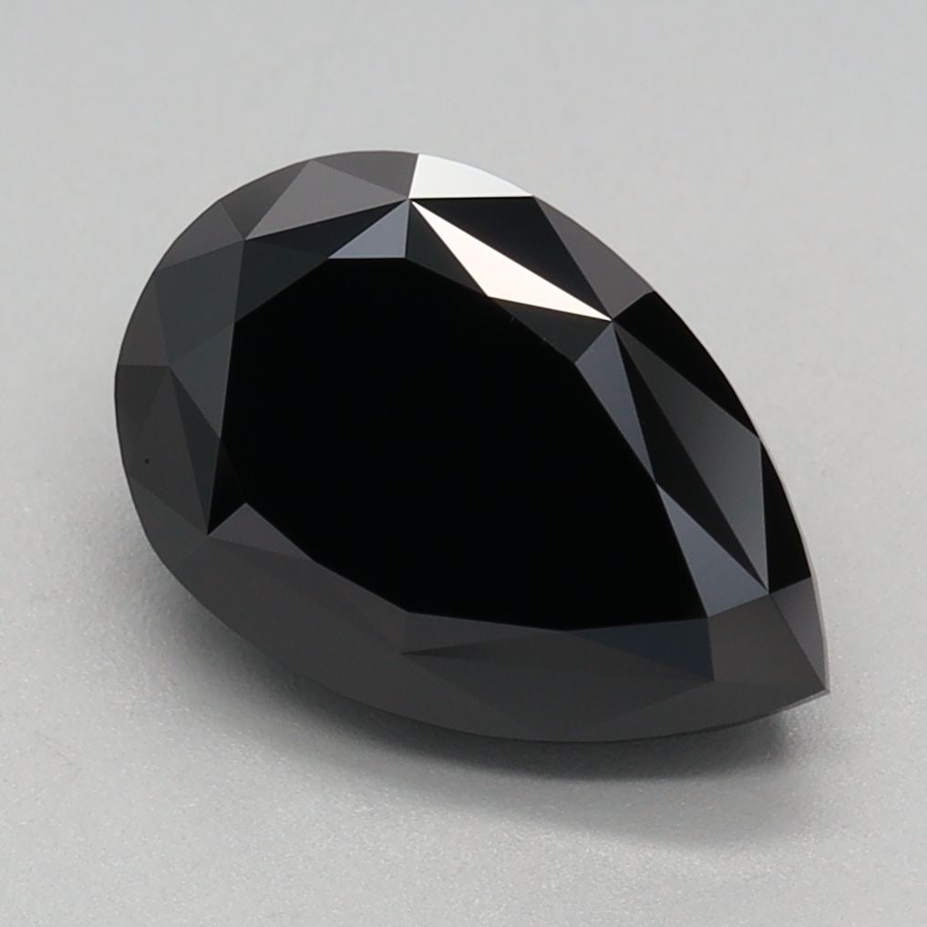 Loose Diamond - PEAR 2.46ct Fancy Black: Loose Diamond - PEAR 2.46ct Fancy Black Source: This is a real non-mined Diamond that has been grown in a lab Shape: PEAR Carats: 2.46 Color: Fancy Black Certification: IGI Video: