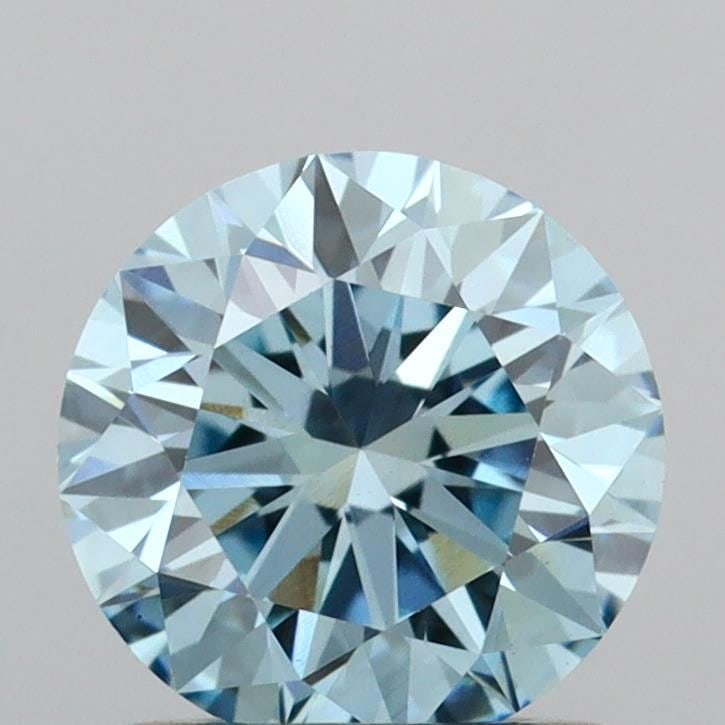 Ideal Loose Diamond - ROUND 1.01ct Fancy Vivid Blue VS1: Ideal Loose Diamond - ROUND 1.01ct Fancy Vivid Blue VS1 Source: This is a real non-mined Diamond that has been grown in a lab Shape: ROUND Carats: 1.01 Color: Fancy Vivid Blue Certification: IGI Video
