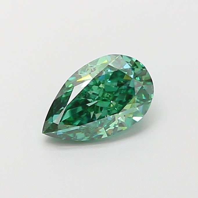 Loose Diamond - PEAR 1.12ct Fancy Vivid Green VVS2: Loose Diamond - PEAR 1.12ct Fancy Vivid Green VVS2 Source: This is a real non-mined Diamond that has been grown in a lab Shape: PEAR Carats: 1.12 Color: Fancy Vivid Green Certification: IGI Video: