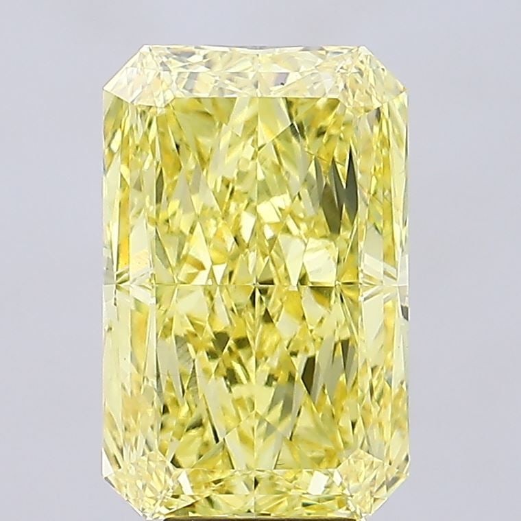 Loose Diamond - RADIANT 7.8ct Fancy Vivid Yellow VS1: Loose Diamond - RADIANT 7.8ct Fancy Vivid Yellow VS1 Source: This is a real non-mined Diamond that has been grown in a lab Shape: RADIANT Carats: 7.8 Color: Fancy Vivid Yellow Certification: IGI Video