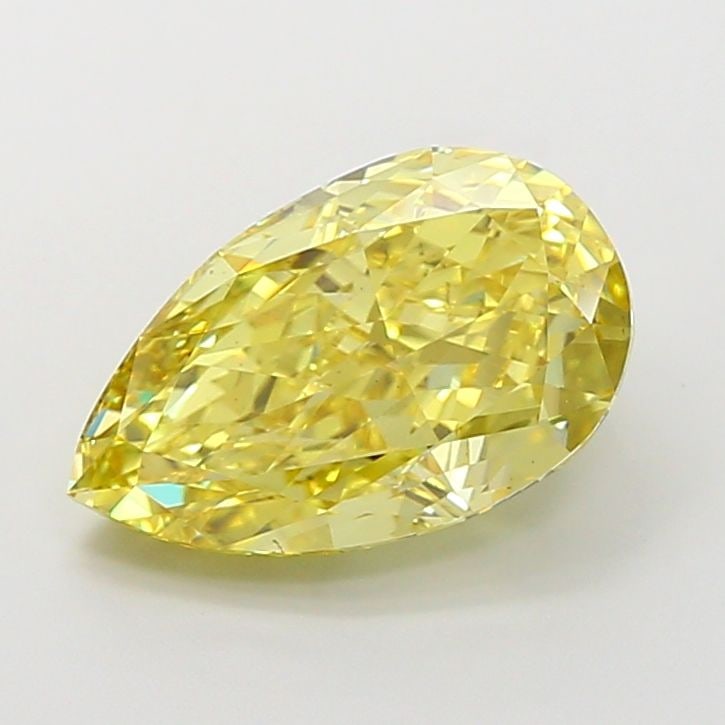 Loose Diamond - PEAR 5.1ct Fancy Vivid Yellow VS2: Loose Diamond - PEAR 5.1ct Fancy Vivid Yellow VS2 Source: This is a real non-mined Diamond that has been grown in a lab Shape: PEAR Carats: 5.1 Color: Fancy Vivid Yellow Certification: IGI The Diamond
