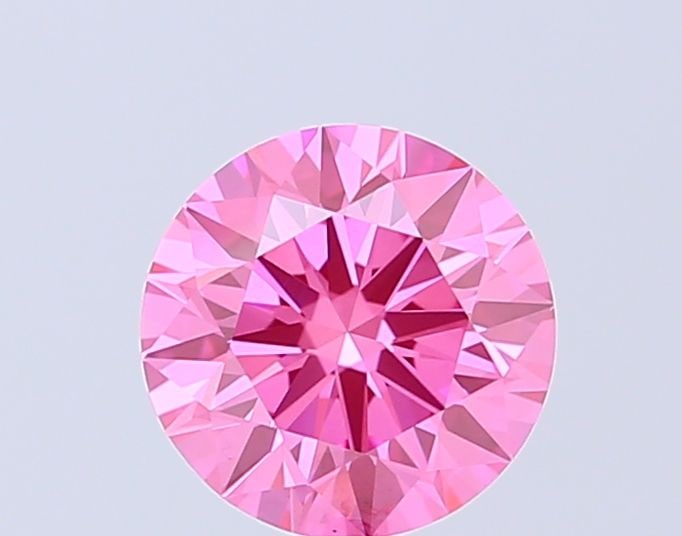 Ideal Loose Diamond - ROUND 1.57ct Fancy Vivid Pink VS1: Ideal Loose Diamond - ROUND 1.57ct Fancy Vivid Pink VS1 Source: This is a real non-mined Diamond that has been grown in a lab Shape: ROUND Carats: 1.57 Color: Fancy Vivid Pink Certification: IGI Video