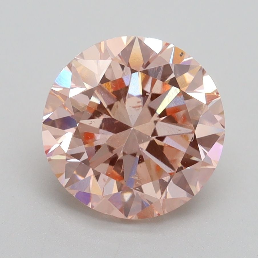 Loose Diamond - ROUND 2.5ct Fancy Intense Pink SI1: Loose Diamond - ROUND 2.5ct Fancy Intense Pink SI1 Source: This is a real non-mined Diamond that has been grown in a lab Shape: ROUND Carats: 2.5 Color: Fancy Intense Pink Certification: IGI Video: