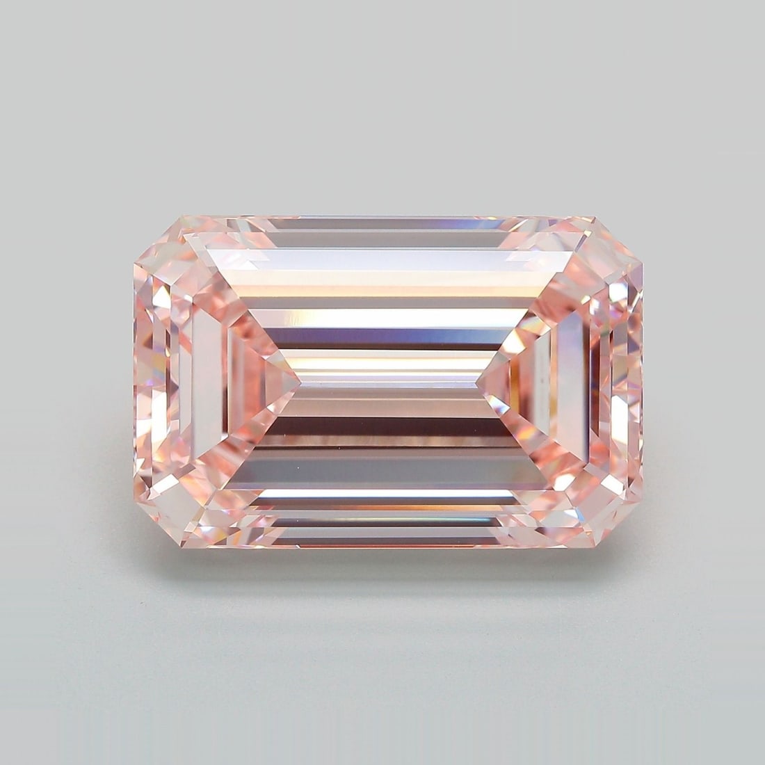 Loose Diamond - EMERALD 16.57ct Fancy Intense Pink VVS2: Loose Diamond - EMERALD 16.57ct Fancy Intense Pink VVS2 Source: This is a real non-mined Diamond that has been grown in a lab Shape: EMERALD Carats: 16.57 Color: Fancy Intense Pink Certification: IGI 