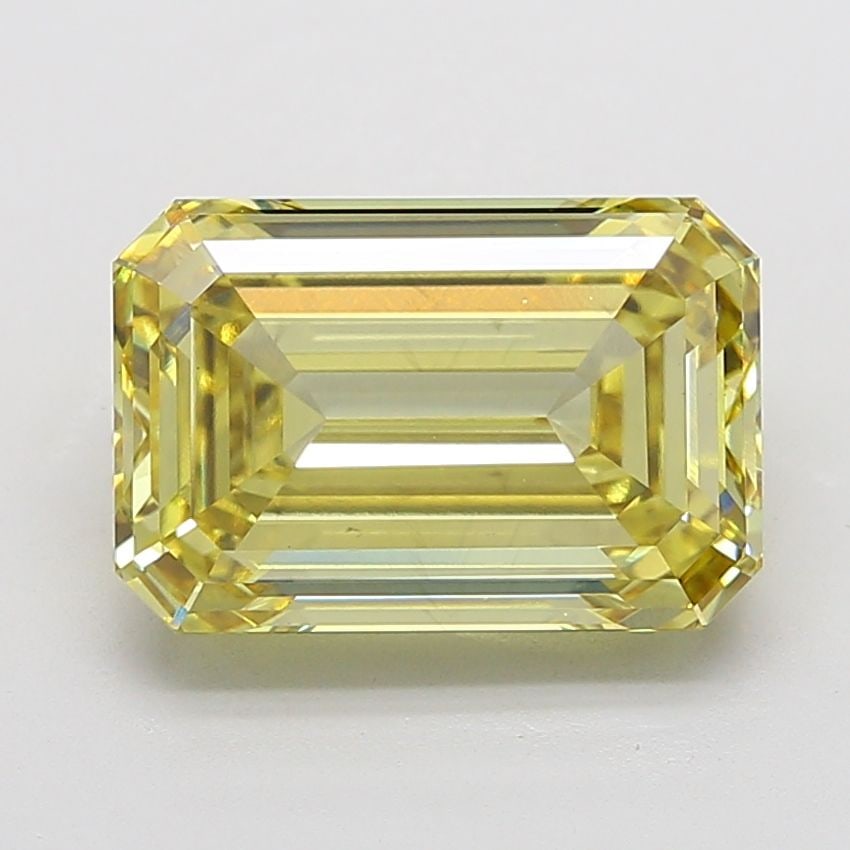 Loose Diamond - EMERALD 9.15ct Fancy Intense Yellow VS1 (1 of 1)