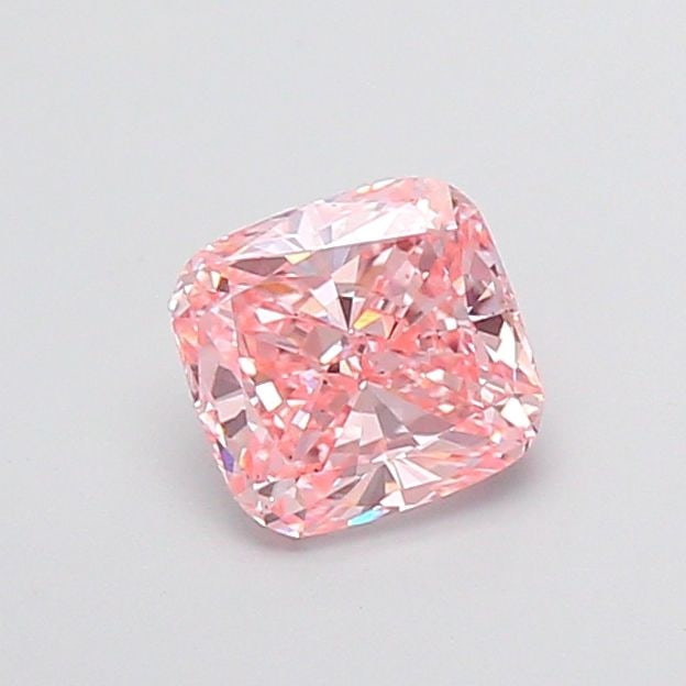 Loose Diamond - CUSHION MODIFIED 1.0ct Fancy Intense Pink VS2: Loose Diamond - CUSHION MODIFIED 1.0ct Fancy Intense Pink VS2 Source: This is a real non-mined Diamond that has been grown in a lab Shape: CUSHION MODIFIED Carats: 1.0 Color: Fancy Intense Pink Certif