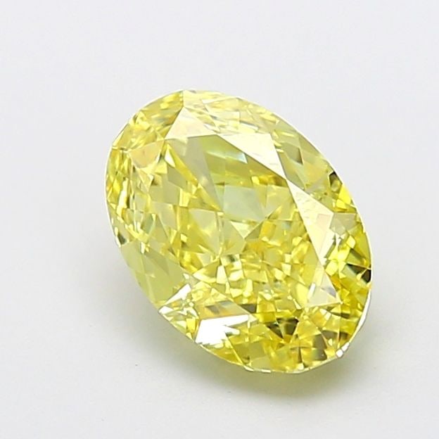 Loose Diamond - OVAL 2.23ct Fancy Vivid Yellow VS1: Loose Diamond - OVAL 2.23ct Fancy Vivid Yellow VS1 Source: This is a real non-mined Diamond that has been grown in a lab Shape: OVAL Carats: 2.23 Color: Fancy Vivid Yellow Certification: IGI Video: