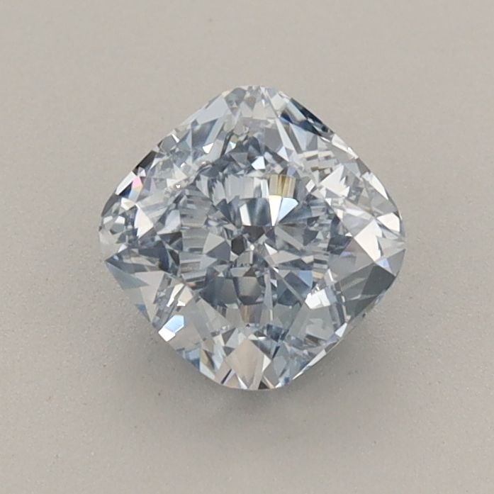 Loose Diamond - CUSHION MODIFIED 0.89ct Fancy Intense Blue VVS2: Loose Diamond - CUSHION MODIFIED 0.89ct Fancy Intense Blue VVS2 Source: This is a real non-mined Diamond that has been grown in a lab Shape: CUSHION MODIFIED Carats: 0.89 Color: Fancy Intense Blue Cer