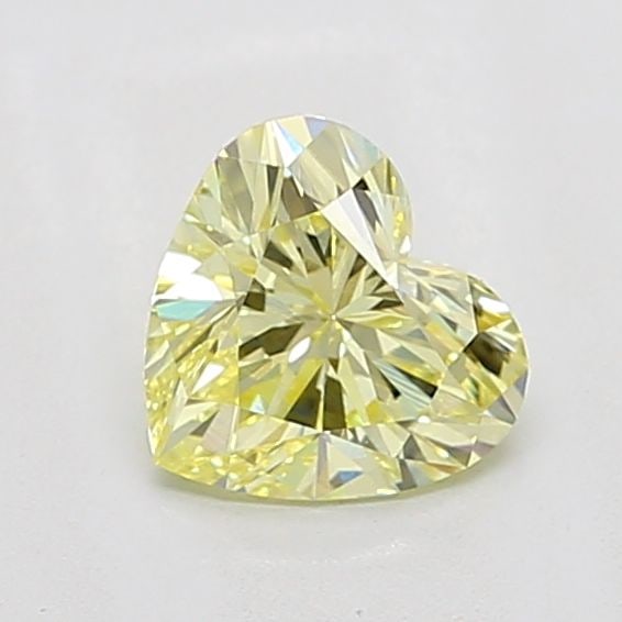 Loose Diamond - HEART 1.07ct Fancy Yellow VVS2: Loose Diamond - HEART 1.07ct Fancy Yellow VVS2 Source: This is a real non-mined Diamond that has been grown in a lab Shape: HEART Carats: 1.07 Color: Fancy Yellow Certification: IGI Video:
