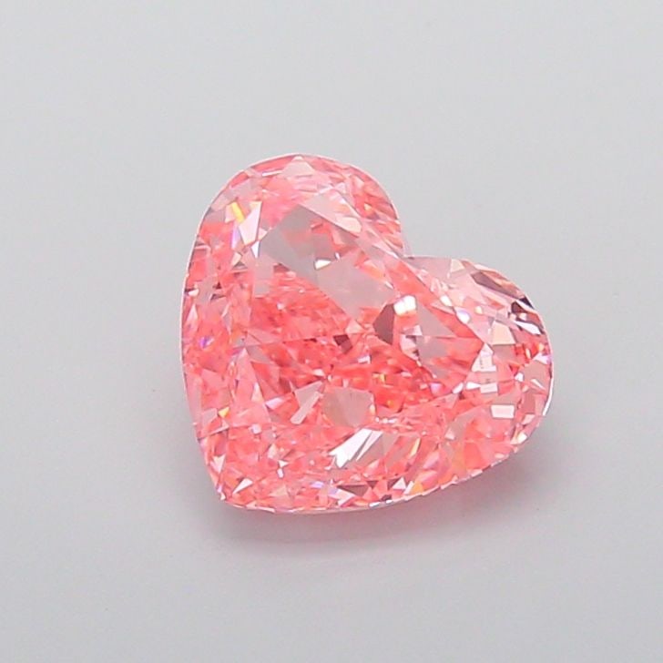 Loose Diamond - HEART 3.03ct Fancy Vivid Pink VS1: Loose Diamond - HEART 3.03ct Fancy Vivid Pink VS1 Source: This is a real non-mined Diamond that has been grown in a lab Shape: HEART Carats: 3.03 Color: Fancy Vivid Pink Certification: IGI Video: