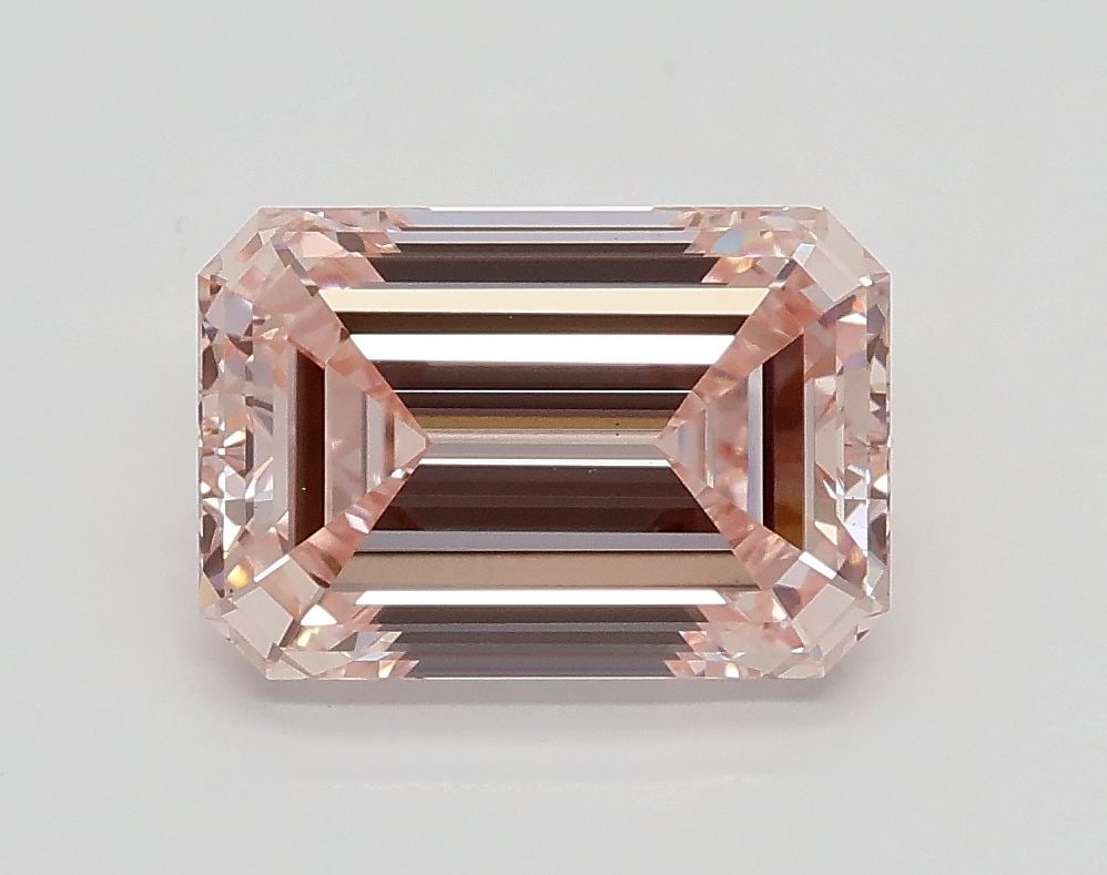 Loose Diamond - EMERALD 1.76ct Fancy Pink VS1: Loose Diamond - EMERALD 1.76ct Fancy Pink VS1 Source: This is a real non-mined Diamond that has been grown in a lab Shape: EMERALD Carats: 1.76 Color: Fancy Pink Certification: IGI Video: