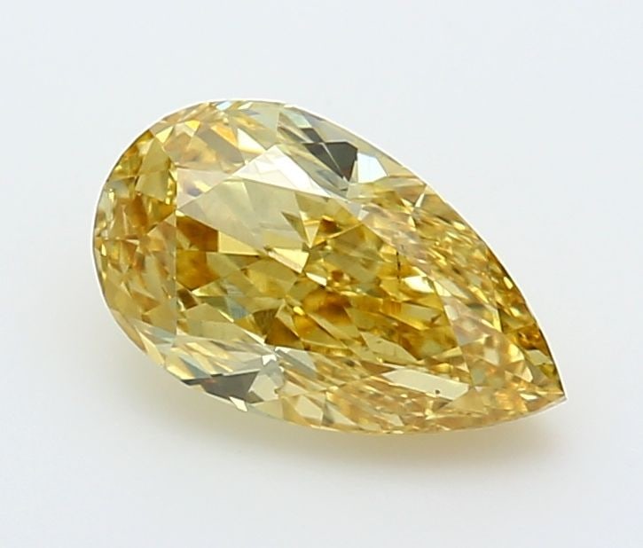 Loose Diamond - PEAR 1.42ct Fancy Vivid Yellow VS2: Loose Diamond - PEAR 1.42ct Fancy Vivid Yellow VS2 Source: This is a real non-mined Diamond that has been grown in a lab Shape: PEAR Carats: 1.42 Color: Fancy Vivid Yellow Certification: IGI Video: