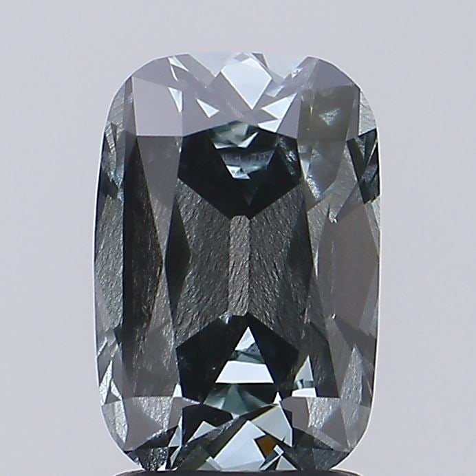 Loose Diamond - CUSHION 2.01ct Fancy Light Blueish Gray I1 (1 of 1)