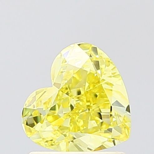 Loose Diamond - HEART 1.0ct Fancy Intense Yellow VVS2: Loose Diamond - HEART 1.0ct Fancy Intense Yellow VVS2 Source: This is a real non-mined Diamond that has been grown in a lab Shape: HEART Carats: 1.0 Color: Fancy Intense Yellow Certification: IGI Vide