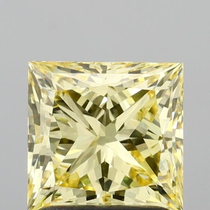 Loose Diamond - PRINCESS 1.54ct Fancy Intense Yellow VVS2: Loose Diamond - PRINCESS 1.54ct Fancy Intense Yellow VVS2 Source: This is a real non-mined Diamond that has been grown in a lab Shape: PRINCESS Carats: 1.54 Color: Fancy Intense Yellow Certification: 