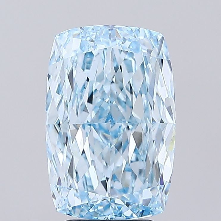 Loose Diamond - CUSHION MODIFIED 4.02ct Fancy Vivid Blue VS1: Loose Diamond - CUSHION MODIFIED 4.02ct Fancy Vivid Blue VS1 Source: This is a real non-mined Diamond that has been grown in a lab Shape: CUSHION MODIFIED Carats: 4.02 Color: Fancy Vivid Blue Certific