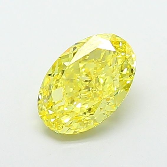 Loose Diamond - OVAL 3.05ct Fancy Vivid Yellow VS2: Loose Diamond - OVAL 3.05ct Fancy Vivid Yellow VS2 Source: This is a real non-mined Diamond that has been grown in a lab Shape: OVAL Carats: 3.05 Color: Fancy Vivid Yellow Certification: IGI The Diamo