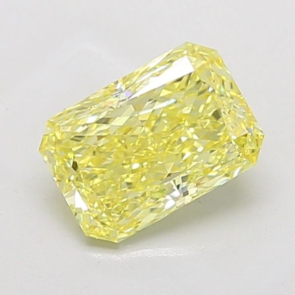 Loose Diamond - RADIANT 2.52ct Fancy Vivid Yellow VS1: Loose Diamond - RADIANT 2.52ct Fancy Vivid Yellow VS1 Source: This is a real non-mined Diamond that has been grown in a lab Shape: RADIANT Carats: 2.52 Color: Fancy Vivid Yellow Certification: IGI Vid