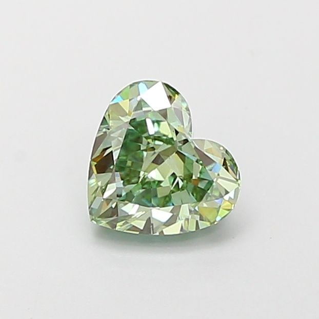 Loose Diamond - HEART 1.01ct Fancy Vivid Green VS1: Loose Diamond - HEART 1.01ct Fancy Vivid Green VS1 Source: This is a real non-mined Diamond that has been grown in a lab Shape: HEART Carats: 1.01 Color: Fancy Vivid Green Certification: IGI Video: