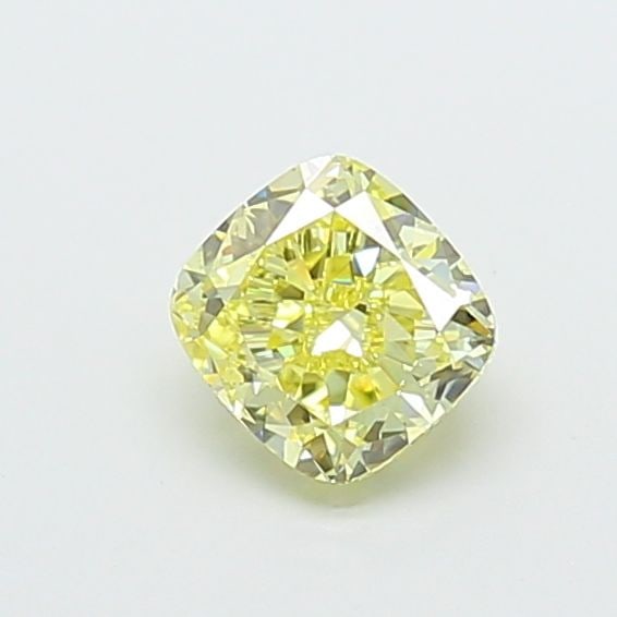 Loose Diamond - CUSHION MODIFIED 1.01ct Fancy Yellow VS2: Loose Diamond - CUSHION MODIFIED 1.01ct Fancy Yellow VS2 Source: This is a real non-mined Diamond that has been grown in a lab Shape: CUSHION MODIFIED Carats: 1.01 Color: Fancy Yellow Certification: I