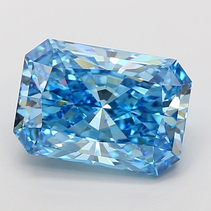 Loose Diamond - RADIANT 7.01ct Fancy Vivid Blue VS1 (1 of 1)