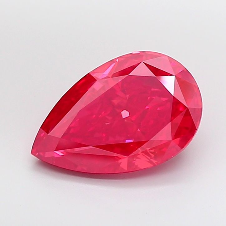 Loose Diamond - PEAR 6.03ct Fancy Vivid Red VS1 (1 of 1)