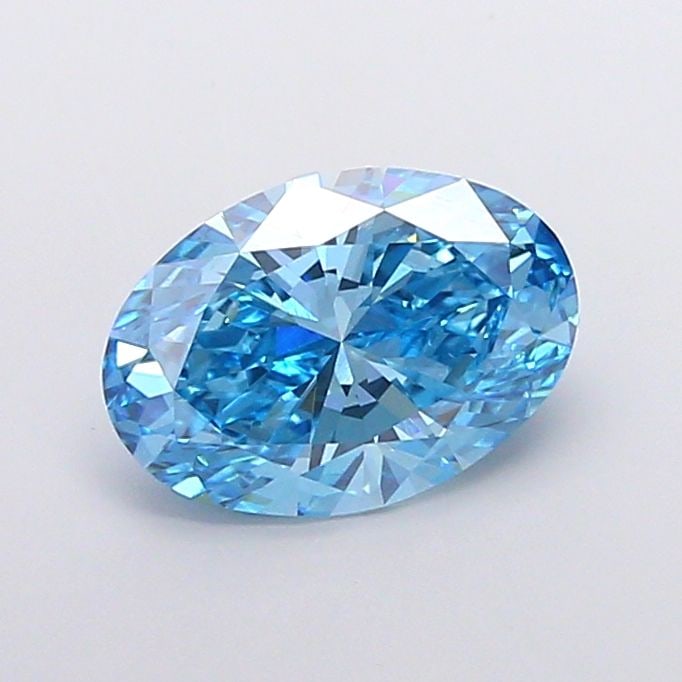 Loose Diamond - OVAL 2.6ct Fancy Vivid Blue VS1: Loose Diamond - OVAL 2.6ct Fancy Vivid Blue VS1 Source: This is a real non-mined Diamond that has been grown in a lab Shape: OVAL Carats: 2.6 Color: Fancy Vivid Blue Certification: IGI Video: