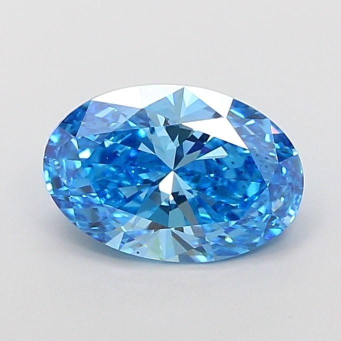 Loose Diamond - OVAL 3.51ct Fancy Vivid Blue VS2: Loose Diamond - OVAL 3.51ct Fancy Vivid Blue VS2 Source: This is a real non-mined Diamond that has been grown in a lab Shape: OVAL Carats: 3.51 Color: Fancy Vivid Blue Certification: IGI Video: