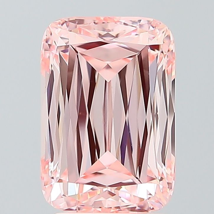 Loose Diamond - CUSHION MODIFIED 3.26ct Fancy Intense Pink VVS2: Loose Diamond - CUSHION MODIFIED 3.26ct Fancy Intense Pink VVS2 Source: This is a real non-mined Diamond that has been grown in a lab Shape: CUSHION MODIFIED Carats: 3.26 Color: Fancy Intense Pink Cer