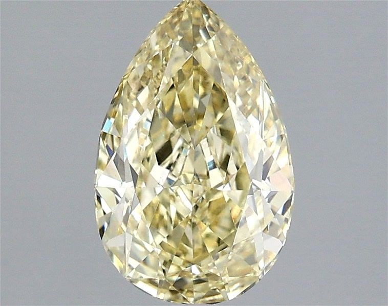 Loose Diamond - PEAR 1.58ct Fancy Yellow VVS2: Loose Diamond - PEAR 1.58ct Fancy Yellow VVS2 Source: This is a real non-mined Diamond that has been grown in a lab Shape: PEAR Carats: 1.58 Color: Fancy Yellow Certification: IGI Video: