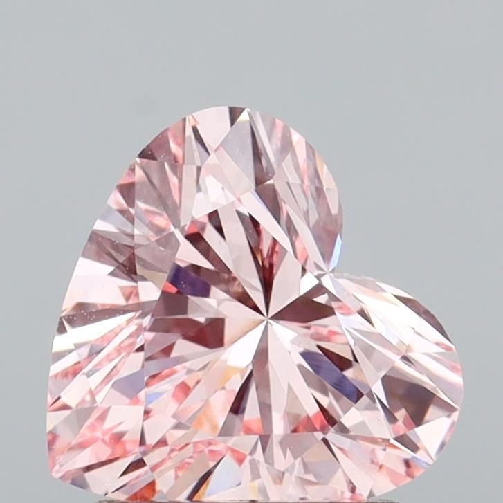 Loose Diamond - HEART 1.58ct Fancy Intense Pink VVS2: Loose Diamond - HEART 1.58ct Fancy Intense Pink VVS2 Source: This is a real non-mined Diamond that has been grown in a lab Shape: HEART Carats: 1.58 Color: Fancy Intense Pink Certification: IGI Video: