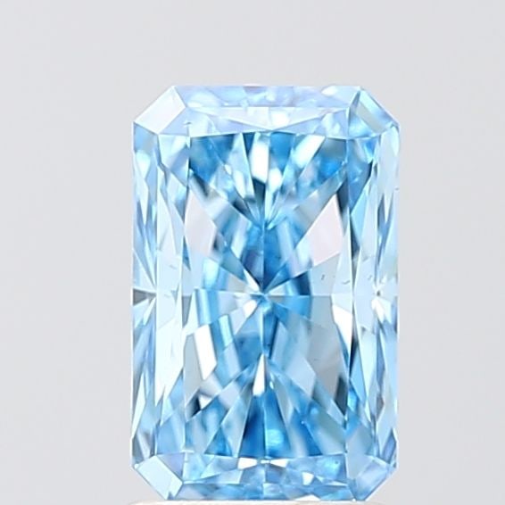 Loose Diamond - RADIANT 1.53ct Fancy Vivid Blue VS2: Loose Diamond - RADIANT 1.53ct Fancy Vivid Blue VS2 Source: This is a real non-mined Diamond that has been grown in a lab Shape: RADIANT Carats: 1.53 Color: Fancy Vivid Blue Certification: IGI Video:
