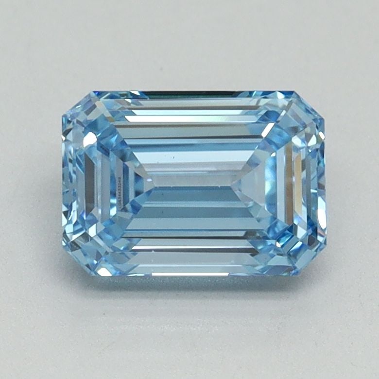 Loose Diamond - EMERALD 1.22ct Fancy Vivid Blue VS1 (1 of 1)