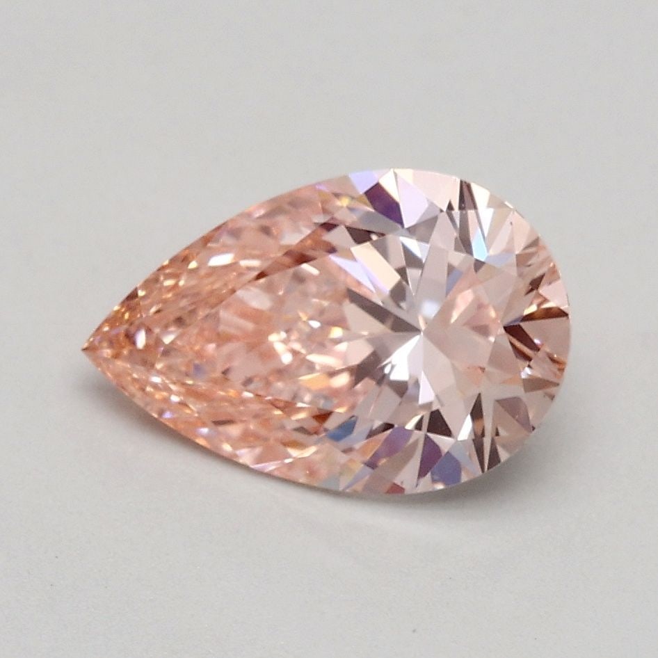 Loose Diamond - PEAR 1.0ct Fancy Pink VS1: Loose Diamond - PEAR 1.0ct Fancy Pink VS1 Source: This is a real non-mined Diamond that has been grown in a lab Shape: PEAR Carats: 1.0 Color: Fancy Pink Certification: IGI Video: