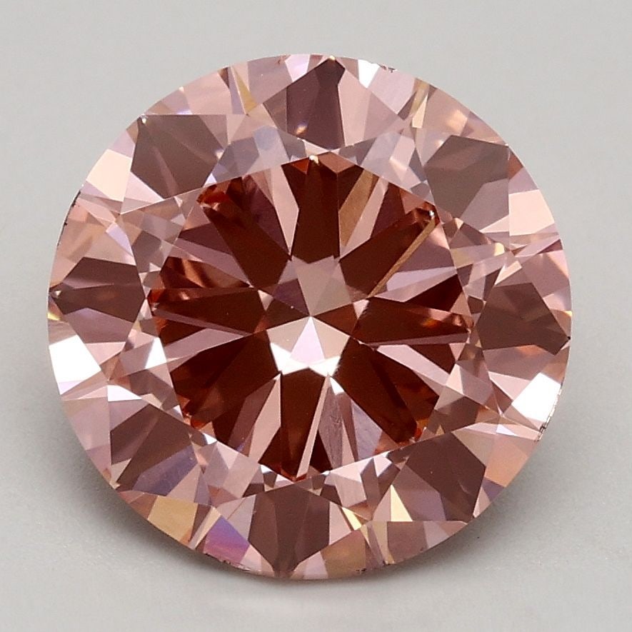 Loose Diamond - ROUND 2.5ct Fancy Intense Pink VS1: Loose Diamond - ROUND 2.5ct Fancy Intense Pink VS1 Source: This is a real non-mined Diamond that has been grown in a lab Shape: ROUND Carats: 2.5 Color: Fancy Intense Pink Certification: IGI Video: